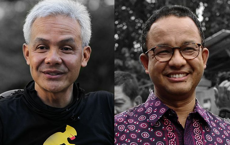 ganjar pranowo dan anies baswedan