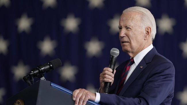 Presiden Joe Biden berbicara di Pangkalan Gabungan Elmendorf-Richardson untuk memperingati peringatan serangan teroris 11 September