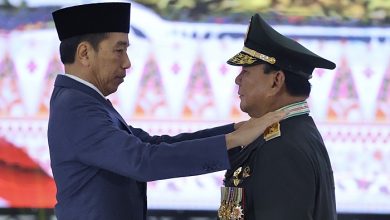 Mantan Presiden Joko Widodo dan Presiden Prabowo Subianto.